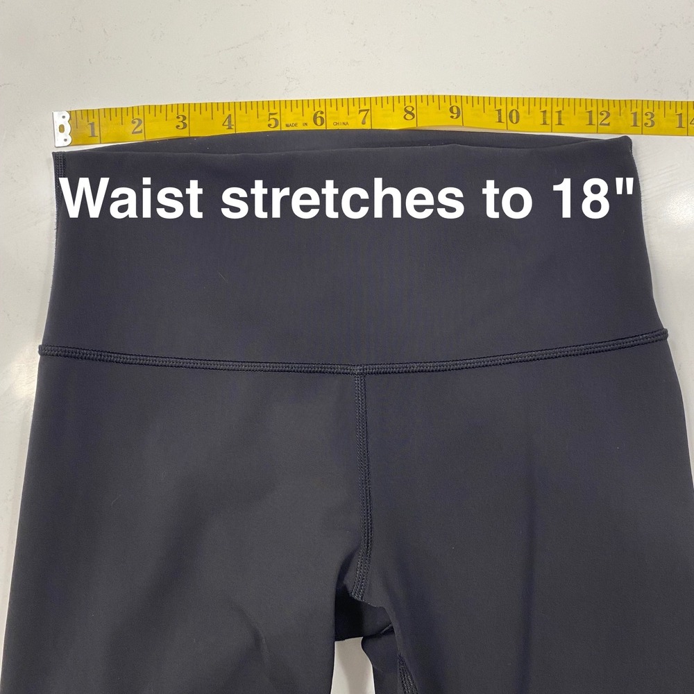 LULULEMON Wunder Under High-Rise Tight 28" Size 6 Black Luxtreme Yoga Leggings - Picture 9 of 13